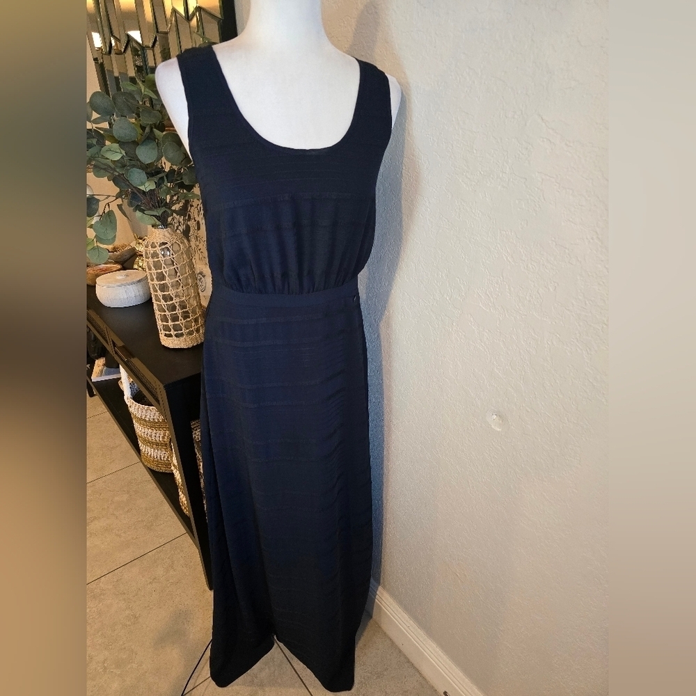 Armani Exchange Women's Navy Blue Sleeveless Maxi Dress 6